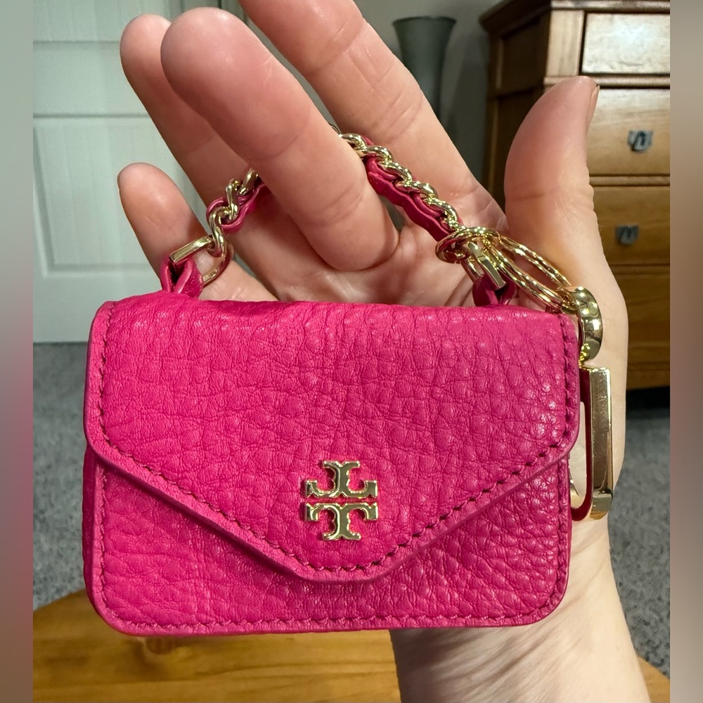 Micro Mini Tory Burch Handbag Charm Coin Purse Key Fob